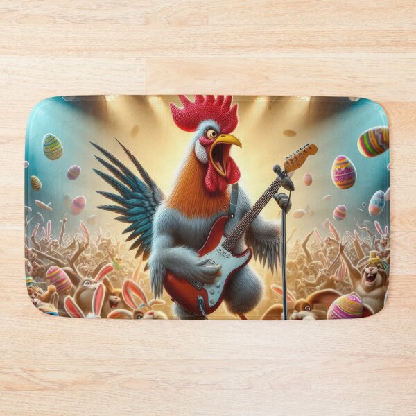 Item preview, rooster concert easter funny animal designed and sold by Expressions-Sel.