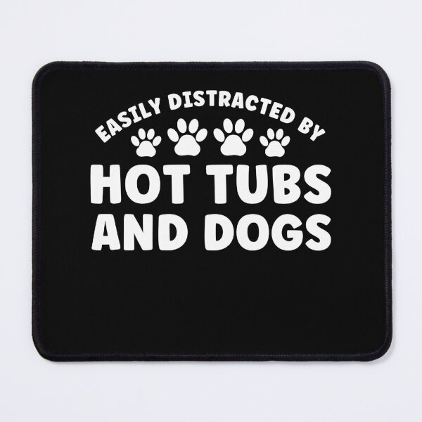 Item preview, Easily Distracted by Hots Tubs and Cats designed and sold by BlueBerry-Pengu.