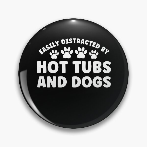 Item preview, Easily Distracted by Hots Tubs and Cats designed and sold by BlueBerry-Pengu.
