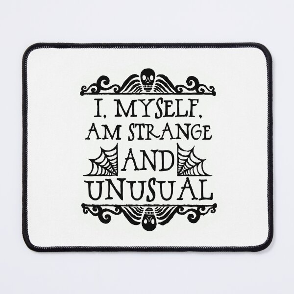 Item preview, I, myself, am strange and unusual designed and sold by illustratedbylauryn.