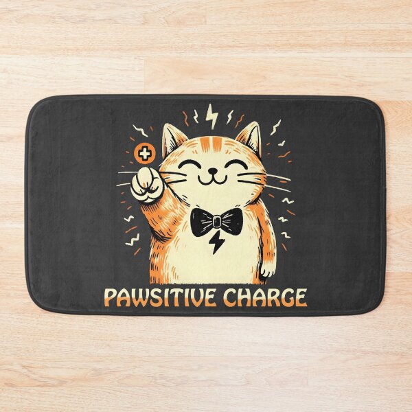 Item preview, Cat Paws-itive Charge designed and sold by manwithcolors.