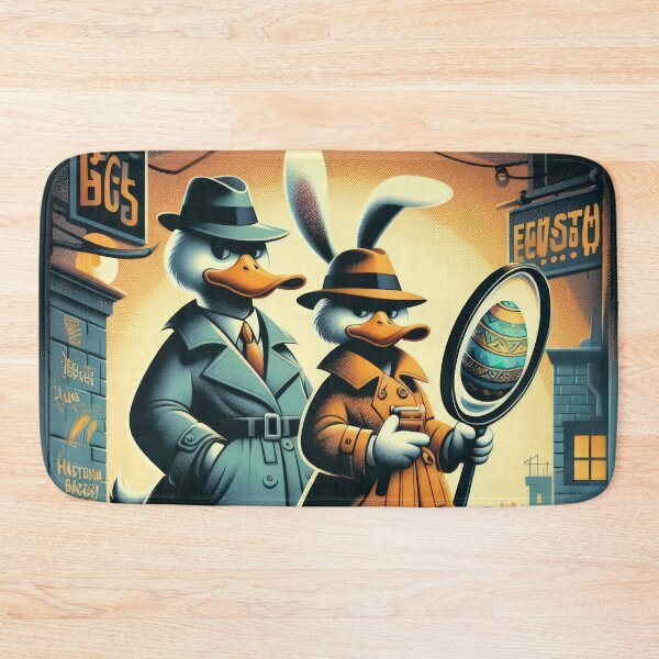 Item preview, easter duck detectives easter funny animal designed and sold by Expressions-Sel.