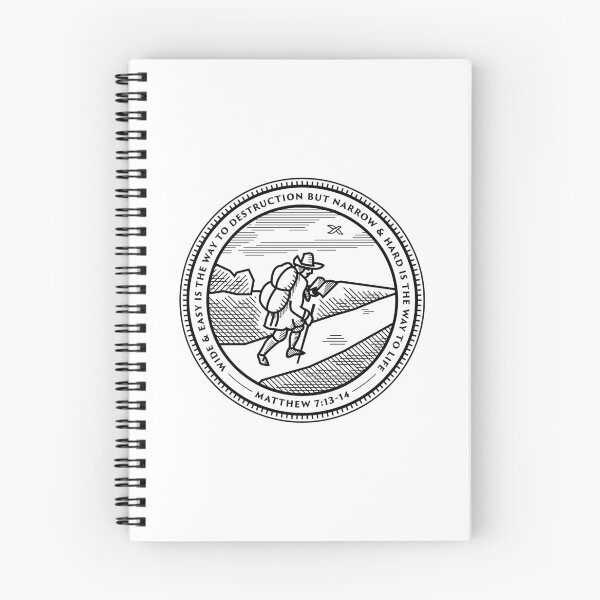 Item preview, Pilgrim's Progress Badge (black) designed and sold by 2fivequotes.