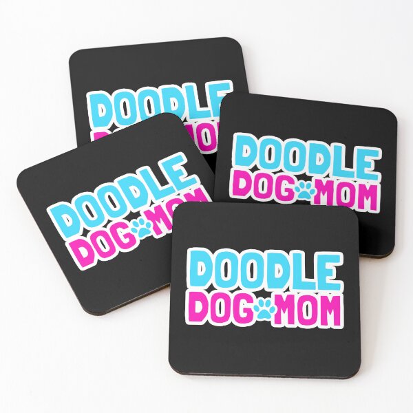 Item preview, Doodle Dog Mom Paw Summer Surfer Beach Gift designed and sold by Guarddogdrive.