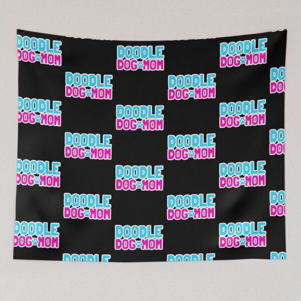 Item preview, Doodle Dog Mom Paw Summer Surfer Beach Gift designed and sold by Guarddogdrive.