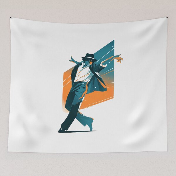 Item preview, Dancing Icon - Blue and Orange Backdrop - Pop Music designed and sold by Fenay Designs.