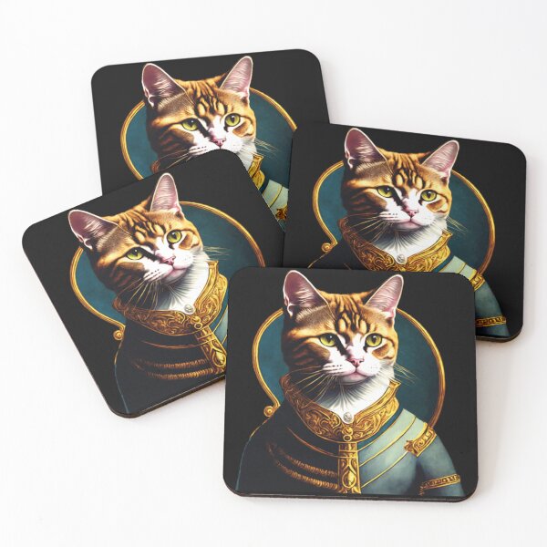 Item preview, medieval cat designed and sold by mag-graphic.