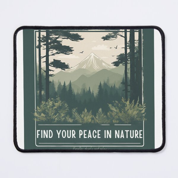 Item preview, Find your peace in nature. Breathe deeply and relax designed and sold by FitEnvy.