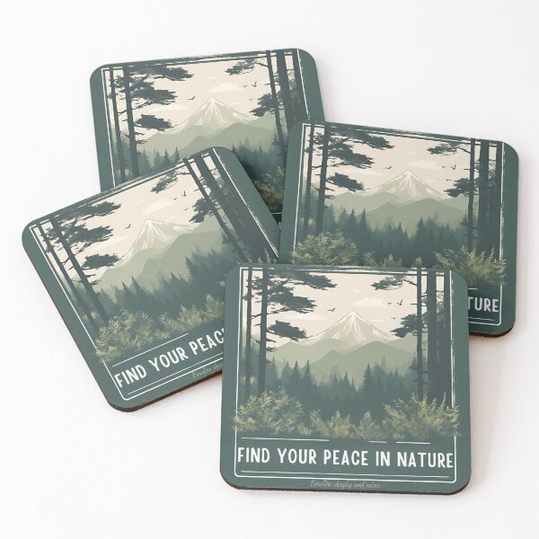Item preview, Find your peace in nature. Breathe deeply and relax designed and sold by FitEnvy.