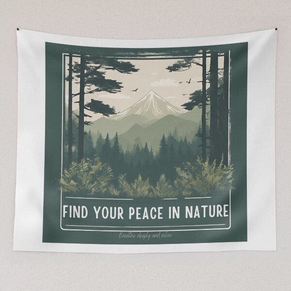 Item preview, Find your peace in nature. Breathe deeply and relax designed and sold by FitEnvy.
