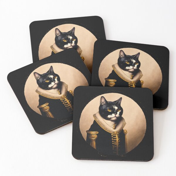 Item preview, medieval cat designed and sold by mag-graphic.