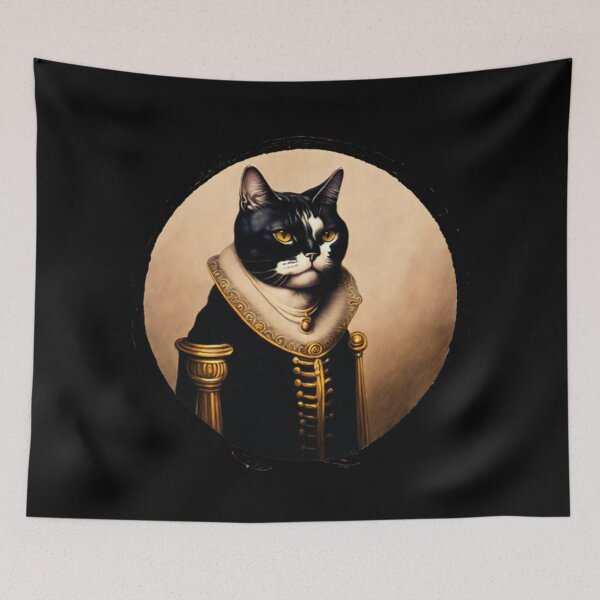 Item preview, medieval cat designed and sold by mag-graphic.