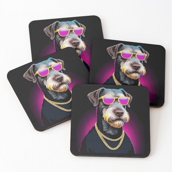 Item preview, German Wirehaired Pointer Gangsta Gangster Dog Gift designed and sold by Pineapple-Tree.