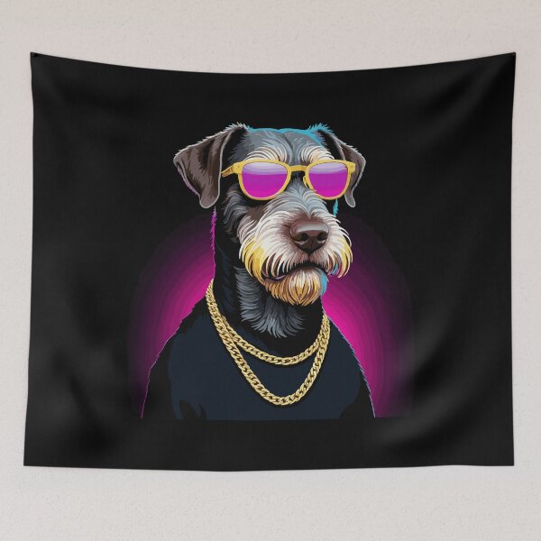 Item preview, German Wirehaired Pointer Gangsta Gangster Dog Gift designed and sold by Pineapple-Tree.