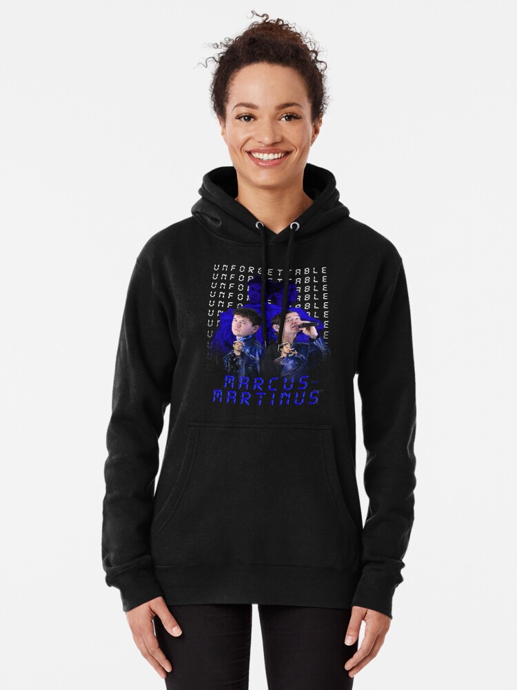 Sweat a capuche epais avec l uvre Marcus et Martinus Inoubliable Eurovision 2024 Suede Merch de l artiste vivavision Redbubble