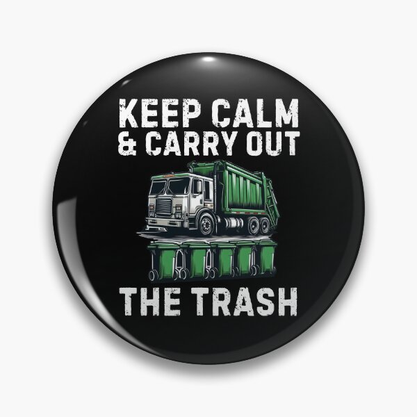 Item preview, Funny Keep Calm Garbage Truck Driver Kids Birthday Party designed and sold by BunBuntheDog-.