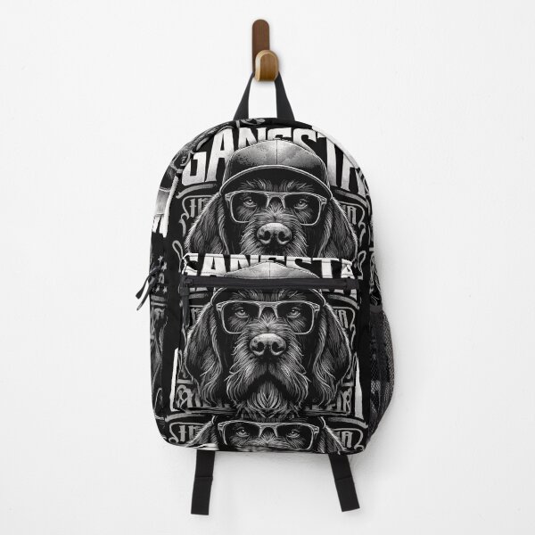 Item preview, German Wirehaired Pointer Gangsta Gangster Dog Glasses Gift designed and sold by Pineapple-Tree.