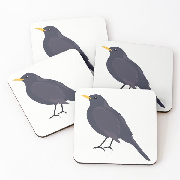 Artikelvorschau, süße stilisierte Amsel entworfen und verkauft von Kat-D-Art.