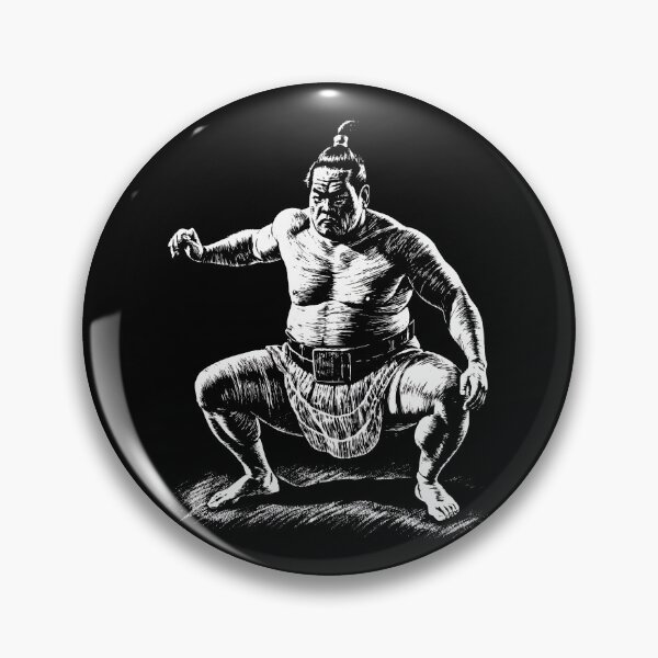 Item preview, Black and White Picture of a Sumo Wrestler designed and sold by Pickmash.