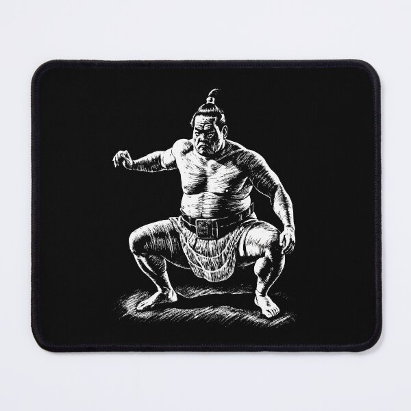 Item preview, Black and White Picture of a Sumo Wrestler designed and sold by Pickmash.