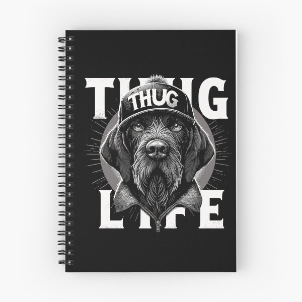 Item preview, German Wirehaired Pointer Gangsta Gangster Life Dog Gift designed and sold by Pineapple-Tree.
