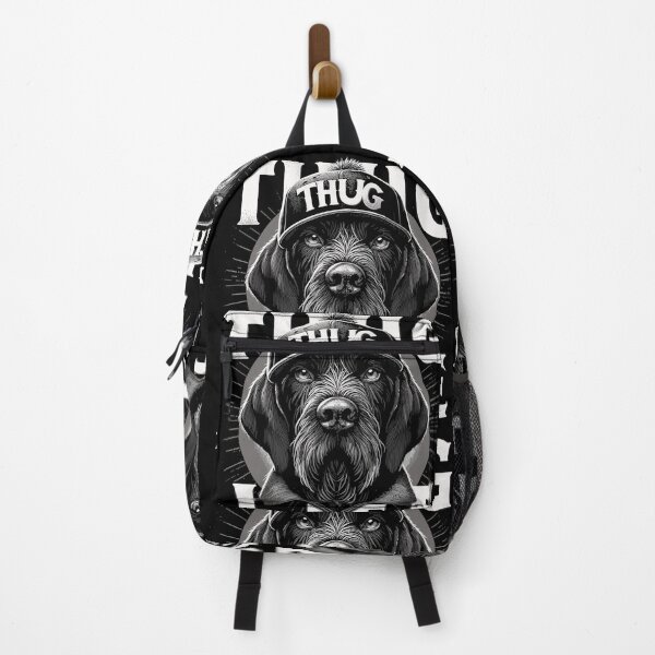 Item preview, German Wirehaired Pointer Gangsta Gangster Life Dog Gift designed and sold by Pineapple-Tree.