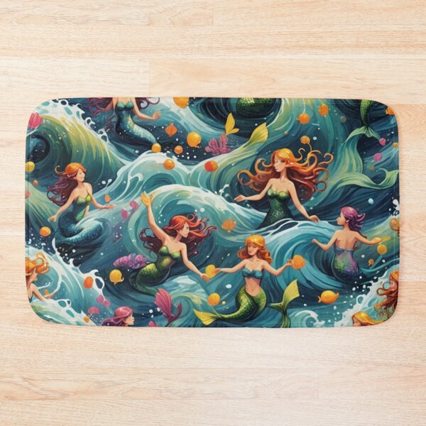 Item preview, An ocean of mermaids designed and sold by Geek Girl Ohio.