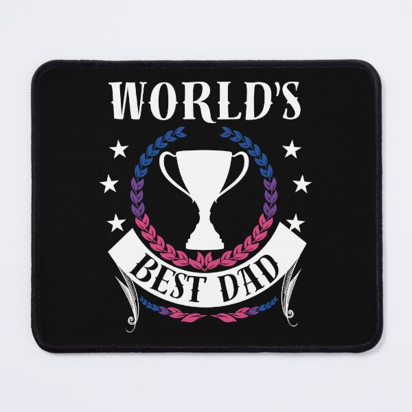 Item preview, Worlds Best Dad LGBTQ Papa Bisexual Flag Colors Father's Day, Daddy Birthday or Pride Month Gift designed and sold by Savchuk-Vova.