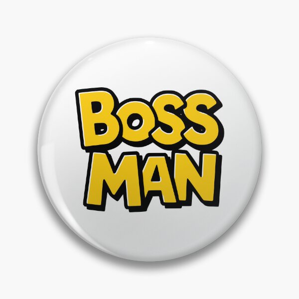 Item preview, Boss Man! Funny Yellow Workplace Humor designed and sold by PMCreative.