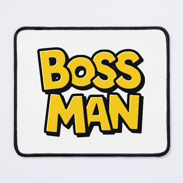 Item preview, Boss Man! Funny Yellow Workplace Humor designed and sold by PMCreative.