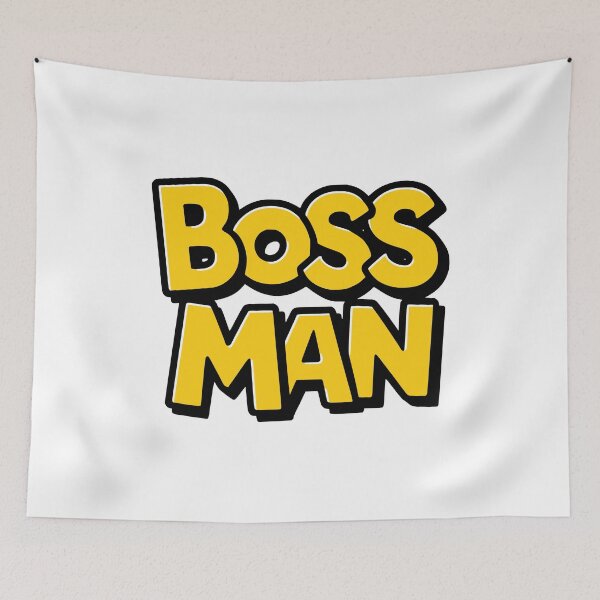 Item preview, Boss Man! Funny Yellow Workplace Humor designed and sold by PMCreative.