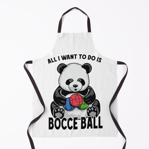 Item preview, Panda Bocce Ball All I Want To Do Is Cute Funny Bear Player designed and sold by GrandeDuc.