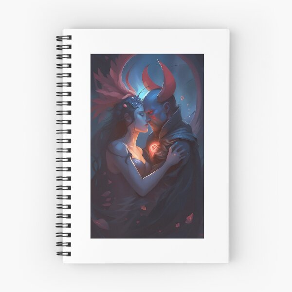 Item preview, Demons Fantasy love couple designed and sold by K1ndo.