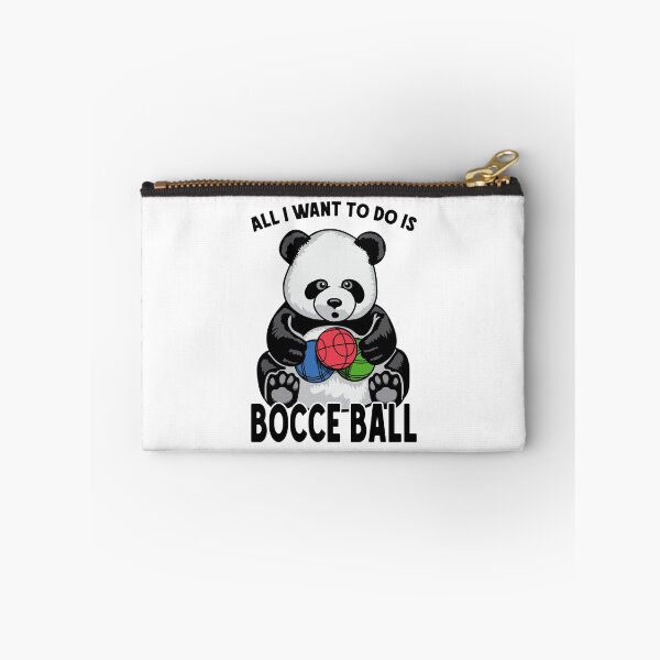 Item preview, Panda Bocce Ball All I Want To Do Is Cute Funny Bear Player designed and sold by GrandeDuc.