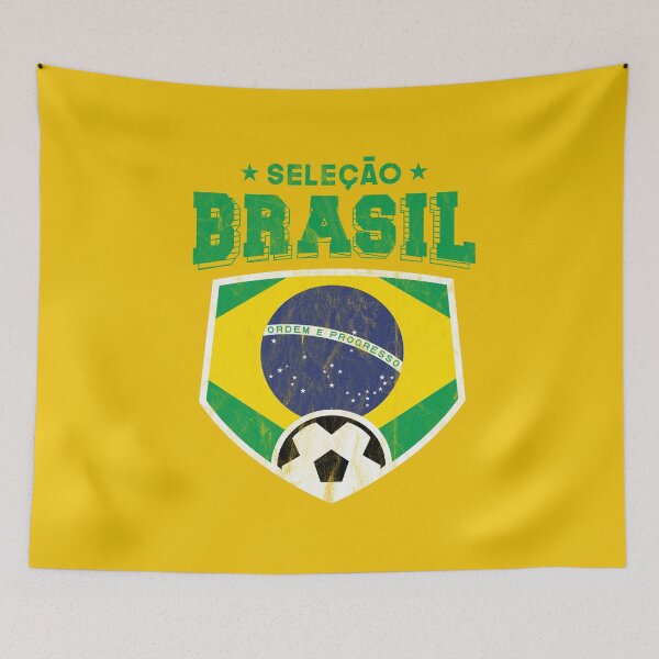 Item preview, Selecao Brasil Football Brazil National Flag T Shirt World Soccer Jersey Cup designed and sold by screenworks.