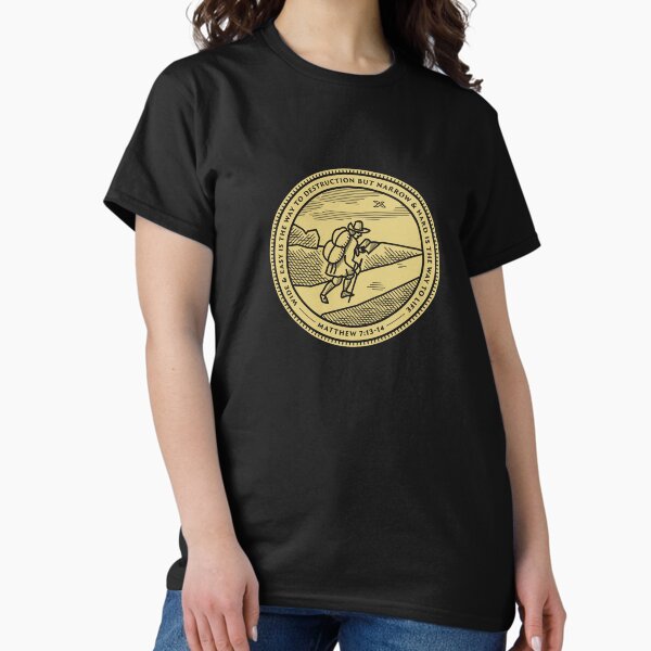 Item preview, Pilgrim's Progress Badge (gold) designed and sold by 2fivequotes.