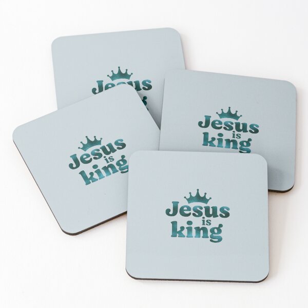 Item preview, Jesus is King | Christian Quotes | Christian Collection designed and sold by Blessed Be Your Name.