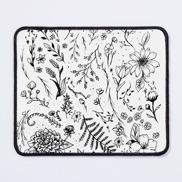 Item preview, Flora Sketch Fill designed and sold by BlckthornMarket.