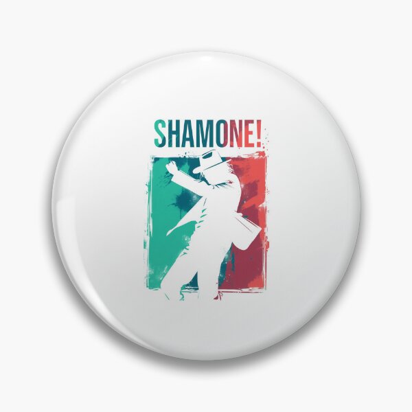 Item preview, Shamone! - Icon Silhouette - Teal, Red and White Backdrop - Pop Music designed and sold by Fenay Designs.