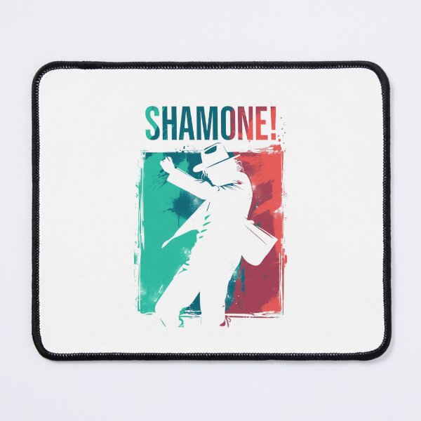 Item preview, Shamone! - Icon Silhouette - Teal, Red and White Backdrop - Pop Music designed and sold by Fenay Designs.