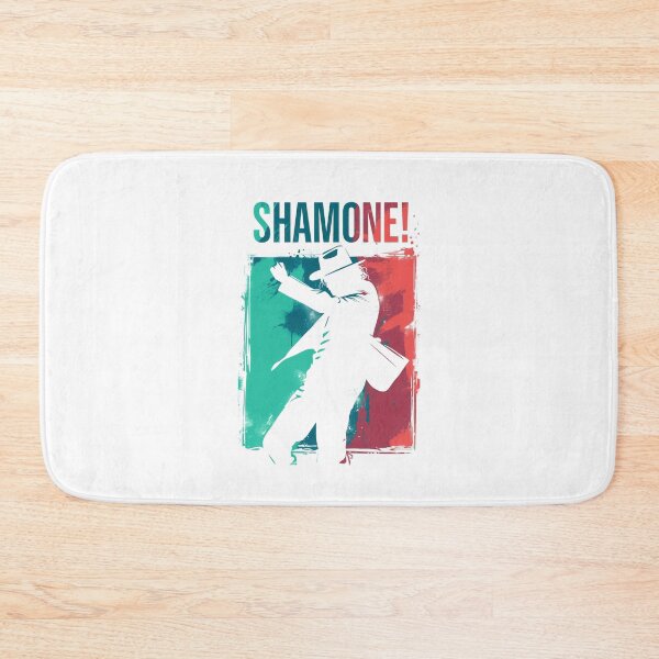 Item preview, Shamone! - Icon Silhouette - Teal, Red and White Backdrop - Pop Music designed and sold by Fenay Designs.