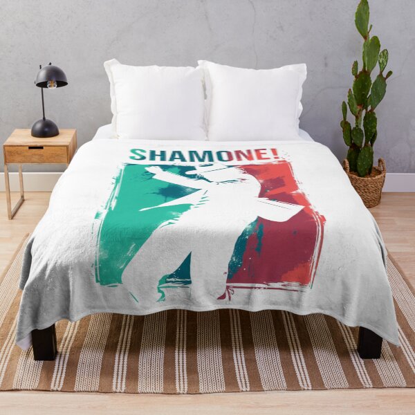 Item preview, Shamone! - Icon Silhouette - Teal, Red and White Backdrop - Pop Music designed and sold by Fenay Designs.
