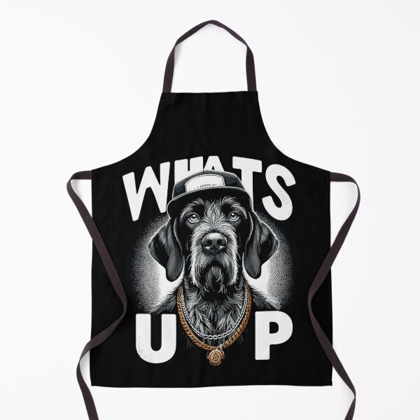Item preview, German Wirehaired Pointer Gangster What's up Dog Gift designed and sold by Pineapple-Tree.
