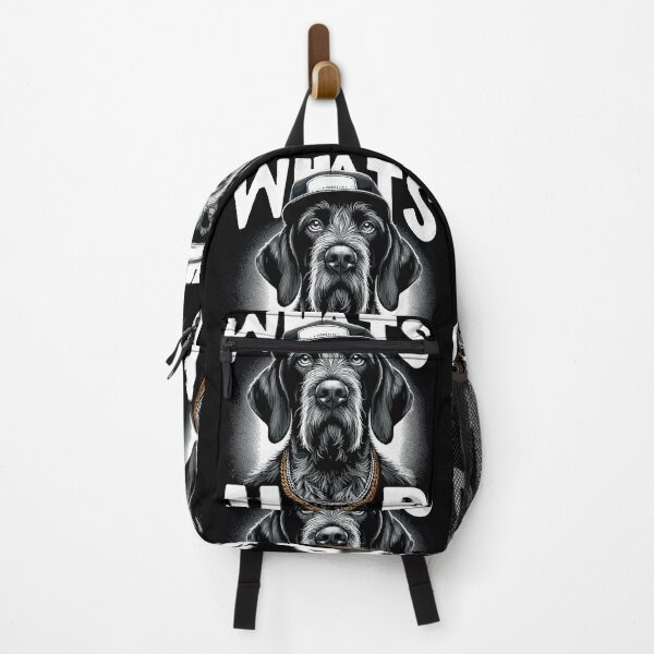 Item preview, German Wirehaired Pointer Gangster What's up Dog Gift designed and sold by Pineapple-Tree.