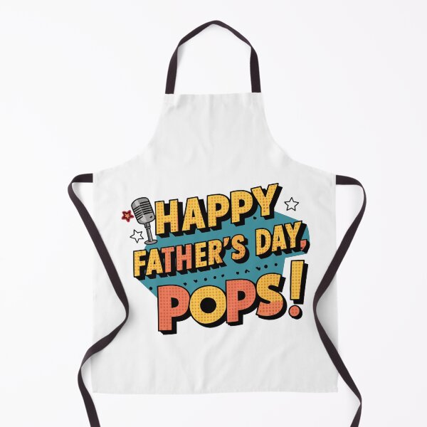 Item preview, Happy Father's Day Pops Sticker - Retro Vibrant Comic Book Style! designed and sold by HahaHandlesHub.