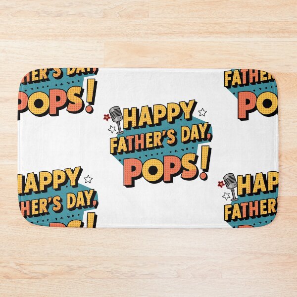 Item preview, Happy Father's Day Pops Sticker - Retro Vibrant Comic Book Style! designed and sold by HahaHandlesHub.