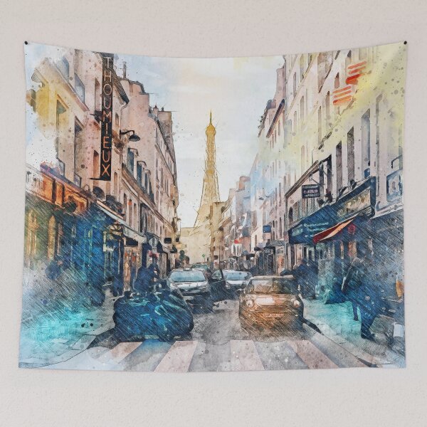 Item preview, Paris street art, Eiffel tower designed and sold by PilipArt.