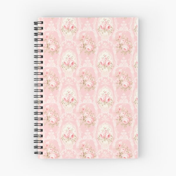 Item preview, Shabby Chic Pink Roses and Lace Cottagecore Pattern designed and sold by LouieVanille.