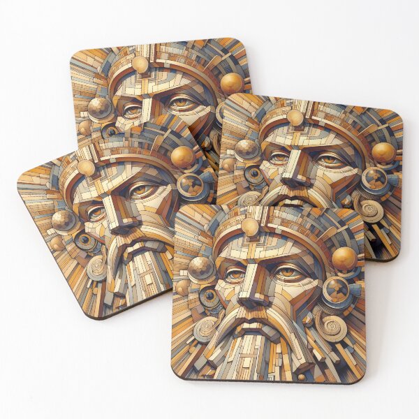 Item preview, Cubist Deity - Slavic Harmonies designed and sold by VintageBazaar.