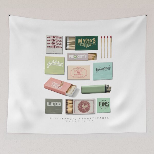 Item preview, Pittsburgh Nightlife Poster  designed and sold by Maddie Wateska.